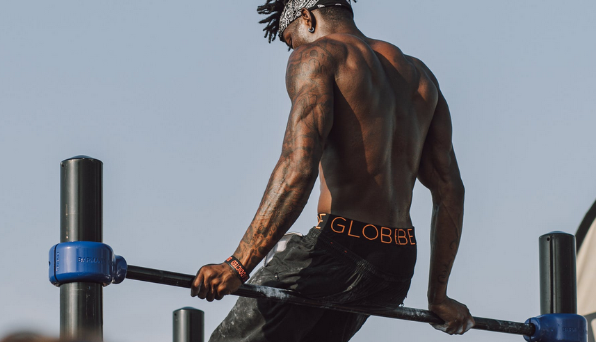 man working out